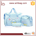 3 PCS New Pretty Multifunction Travel Baby Diaper Mummy Bag Set